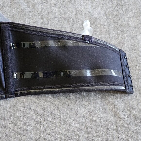 Vanity Fair 38B Black Beauty Back Strapless Bra Removable Straps 74380 Stretch - Picture 14 of 16